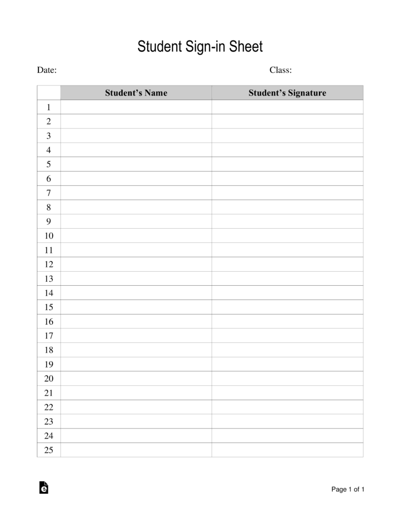 Free Printable Sign In Sheet Template FREE Printable Hub Free Printable Sign In Sheet Template FREE Printable Hub