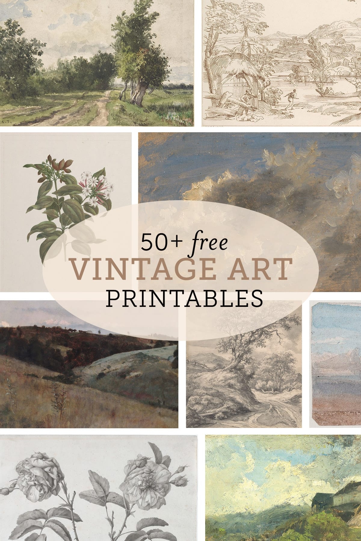 Free Vintage Printable Art Sources Jenna Sue Design - Free Printable Art