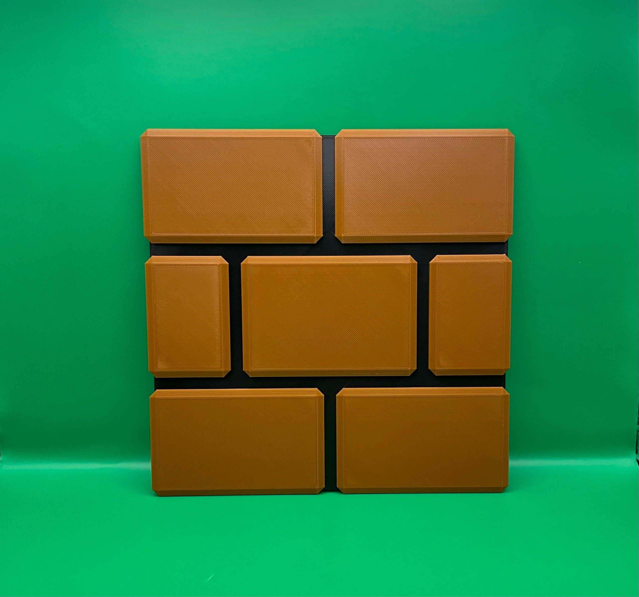 HUGE 3D Printed Brick Block From Mario For Wall Or Shelf Art Etsy - Free Printable Brick Paper Cloture