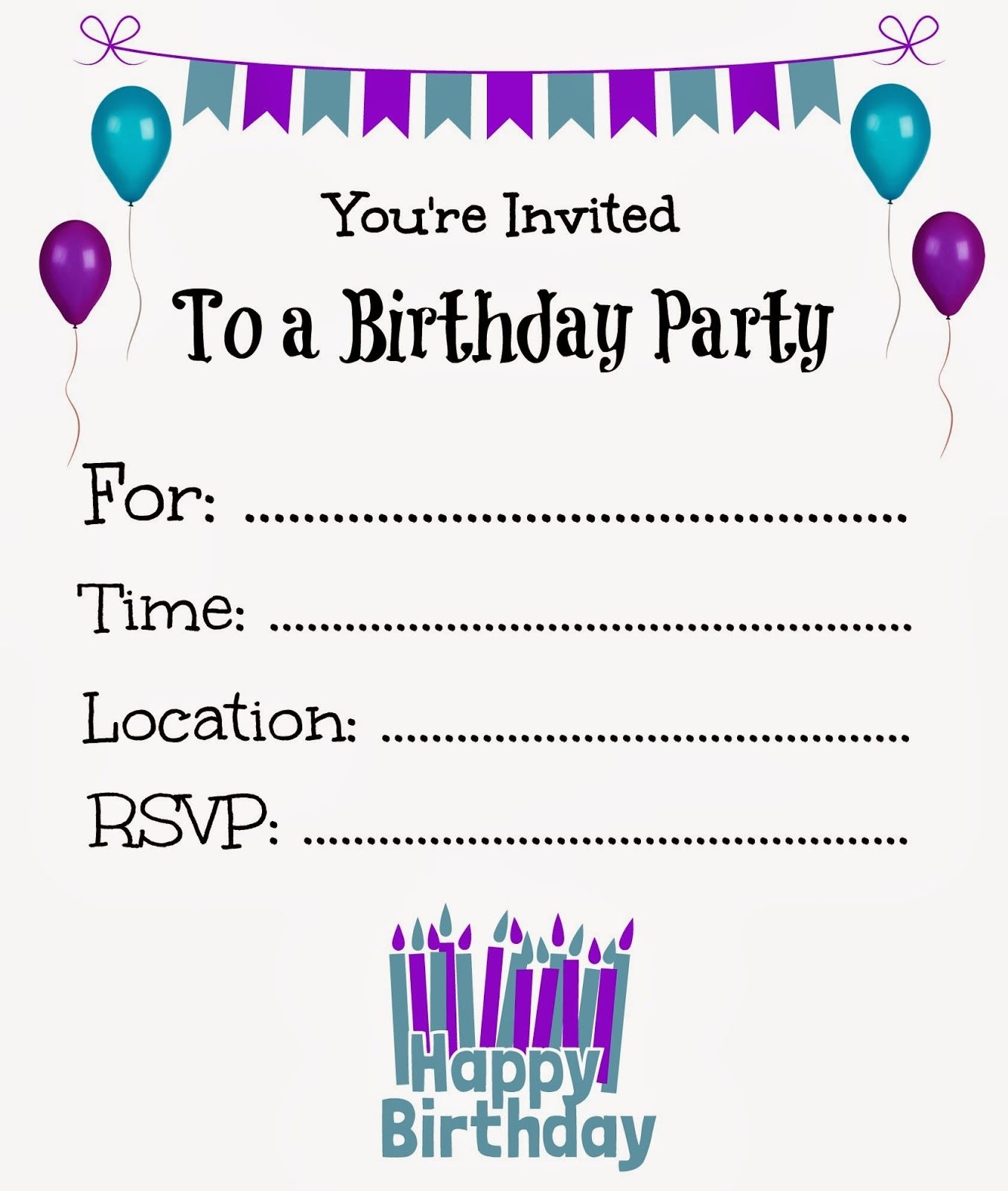 It s A Princess Thing Free Printable Birthday Invitations Birthday Party Invitations Printable Birthday Party Invitations Free Printable Birthday Invitations - Free Printable Birthday Invitations With Pictures