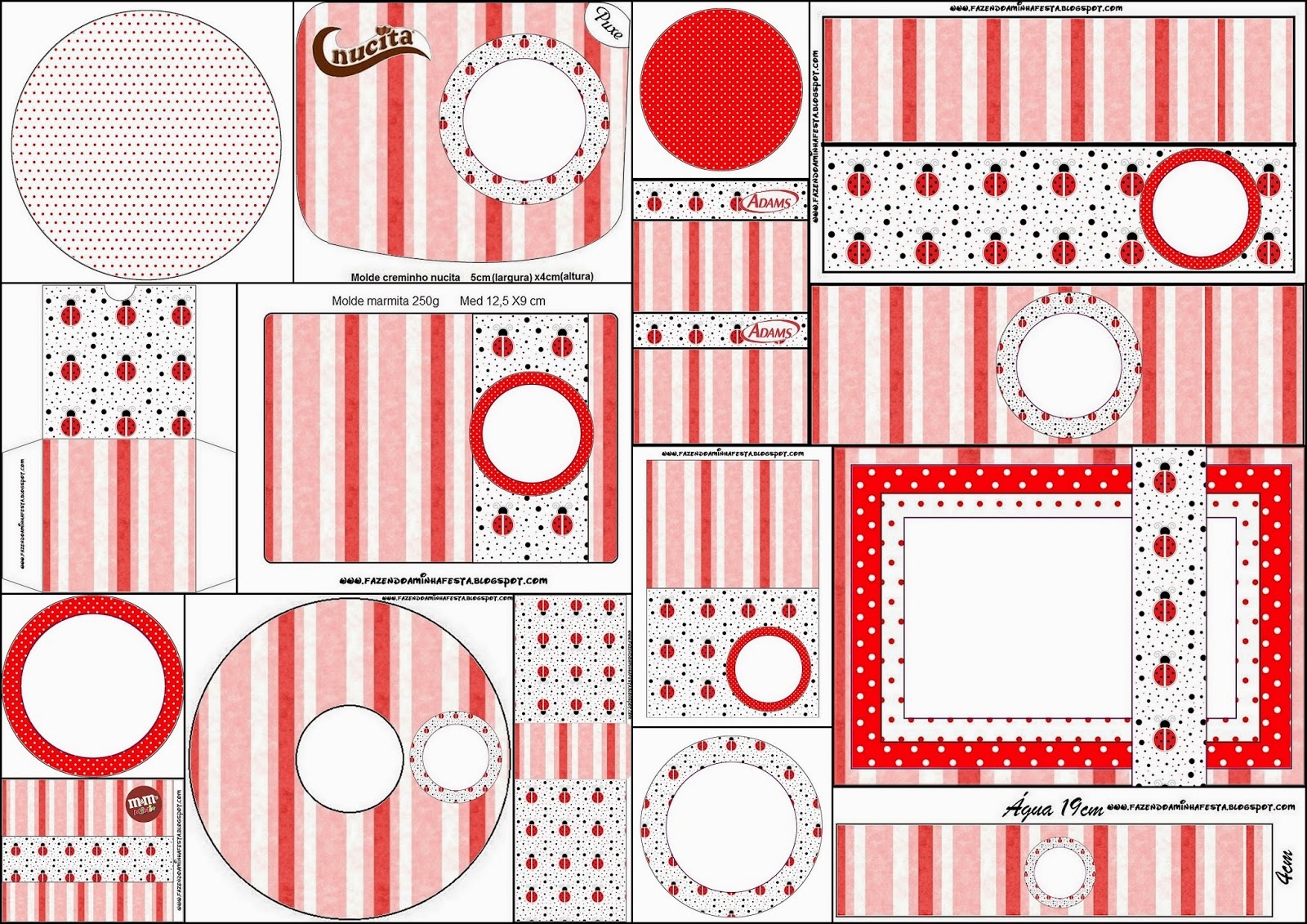 Ladybugs Free Printable Candy Bar Labels Oh My Fiesta In English - Free Printable Candy Buffet Labels Templates