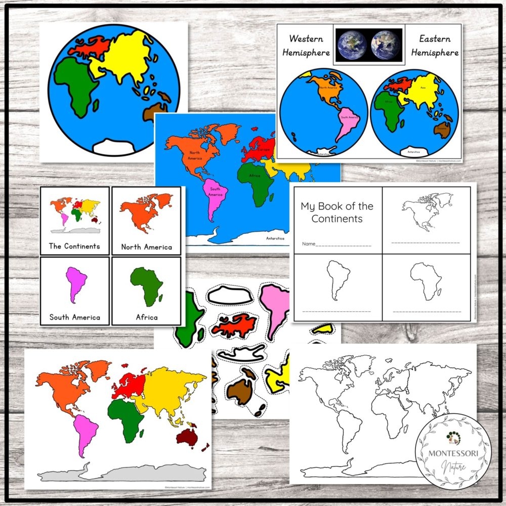 Montessori World Map Free Printable - Montessori World Map Free Printable