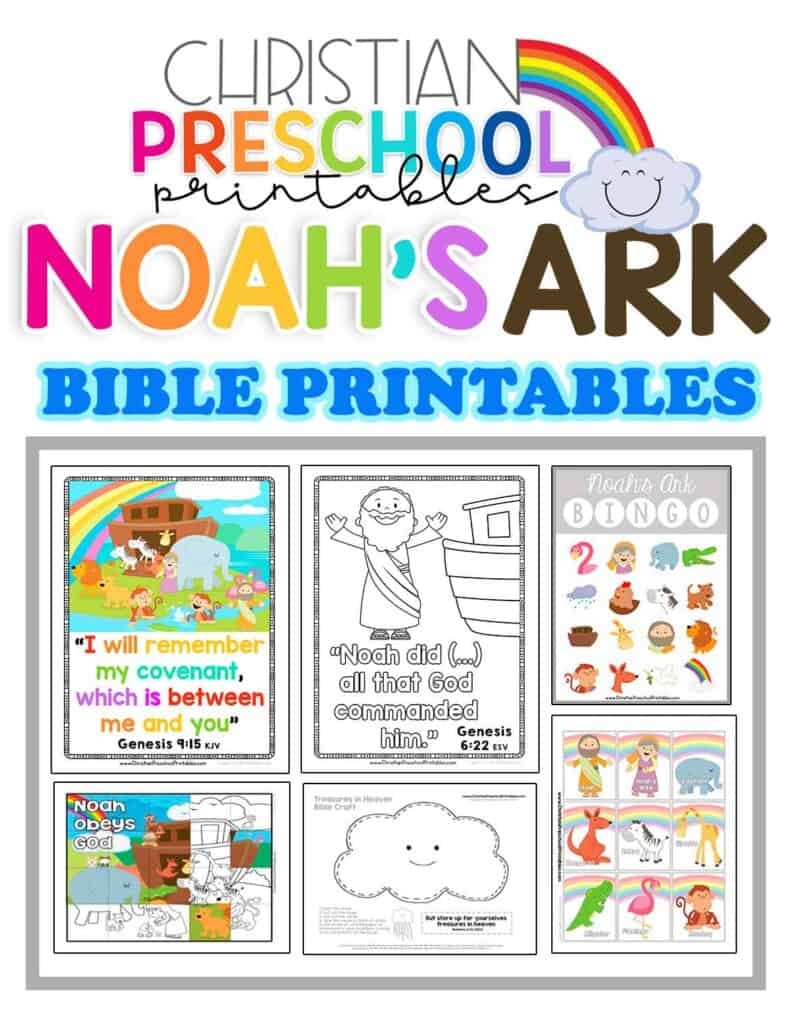 Noah s Ark Preschool Printables Christian Preschool Printables - Free Printable Bible Lessons For Toddlers