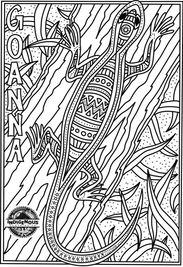 Pin By Tonya Loyd On Coloring Pages Animal Coloring Pages Animal Coloring Books Aboriginal Dot Painting - Free Printable Aboriginal Colouring Pages