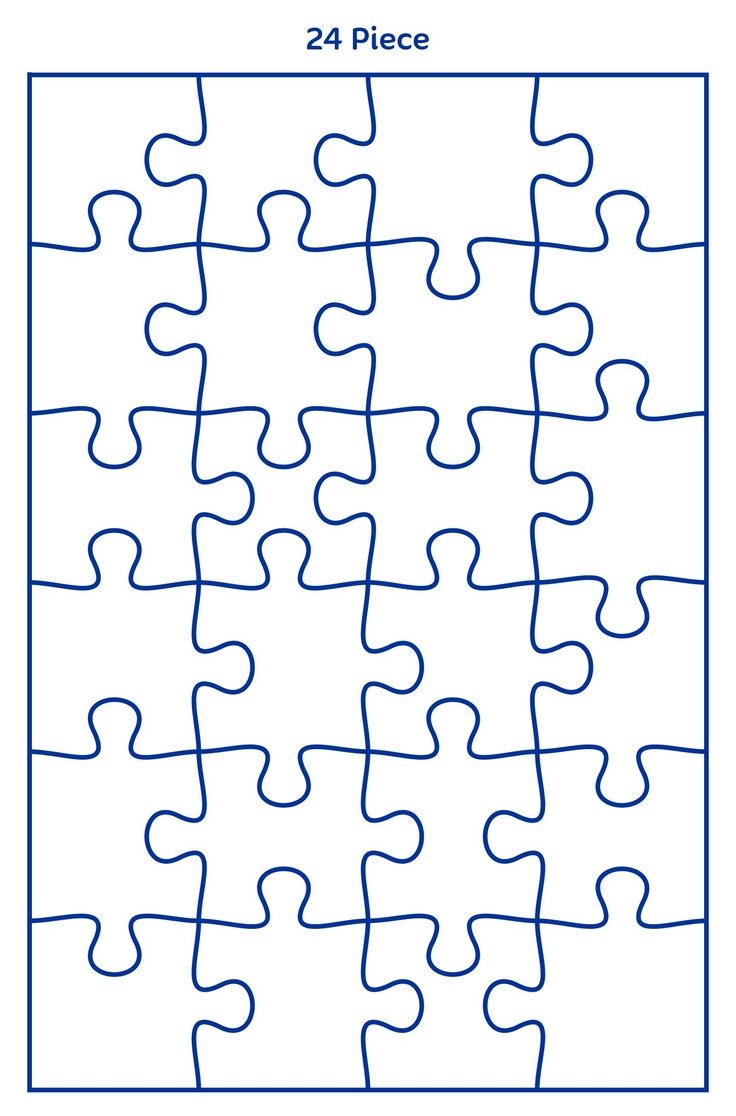 Pin On Craft Ideas - Free Blank Printable Puzzle Pieces