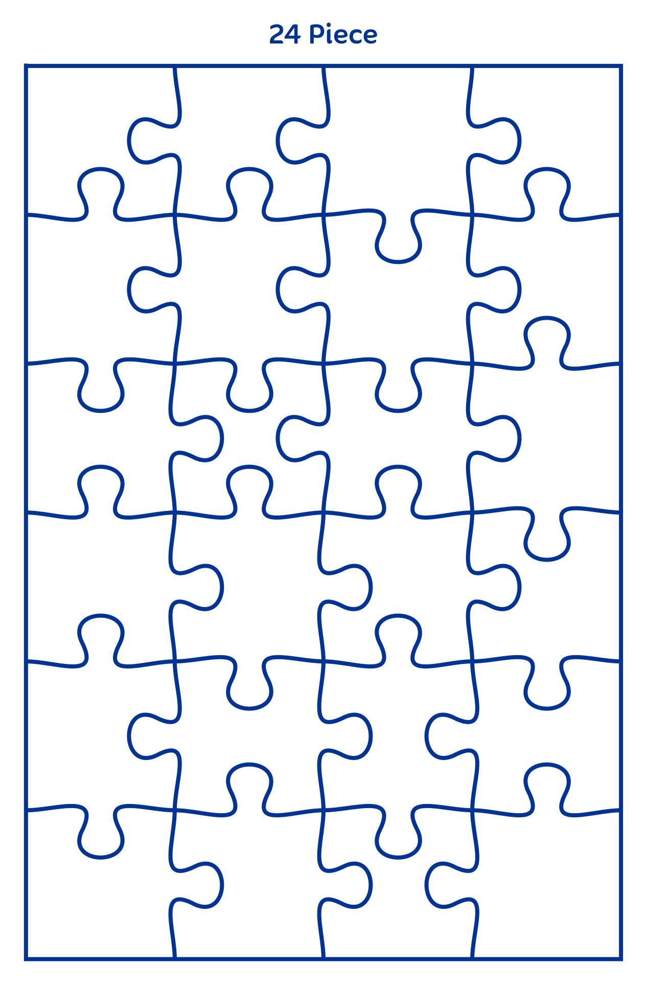 Pin On Craft Ideas - Free Printable Blank Puzzle Pieces