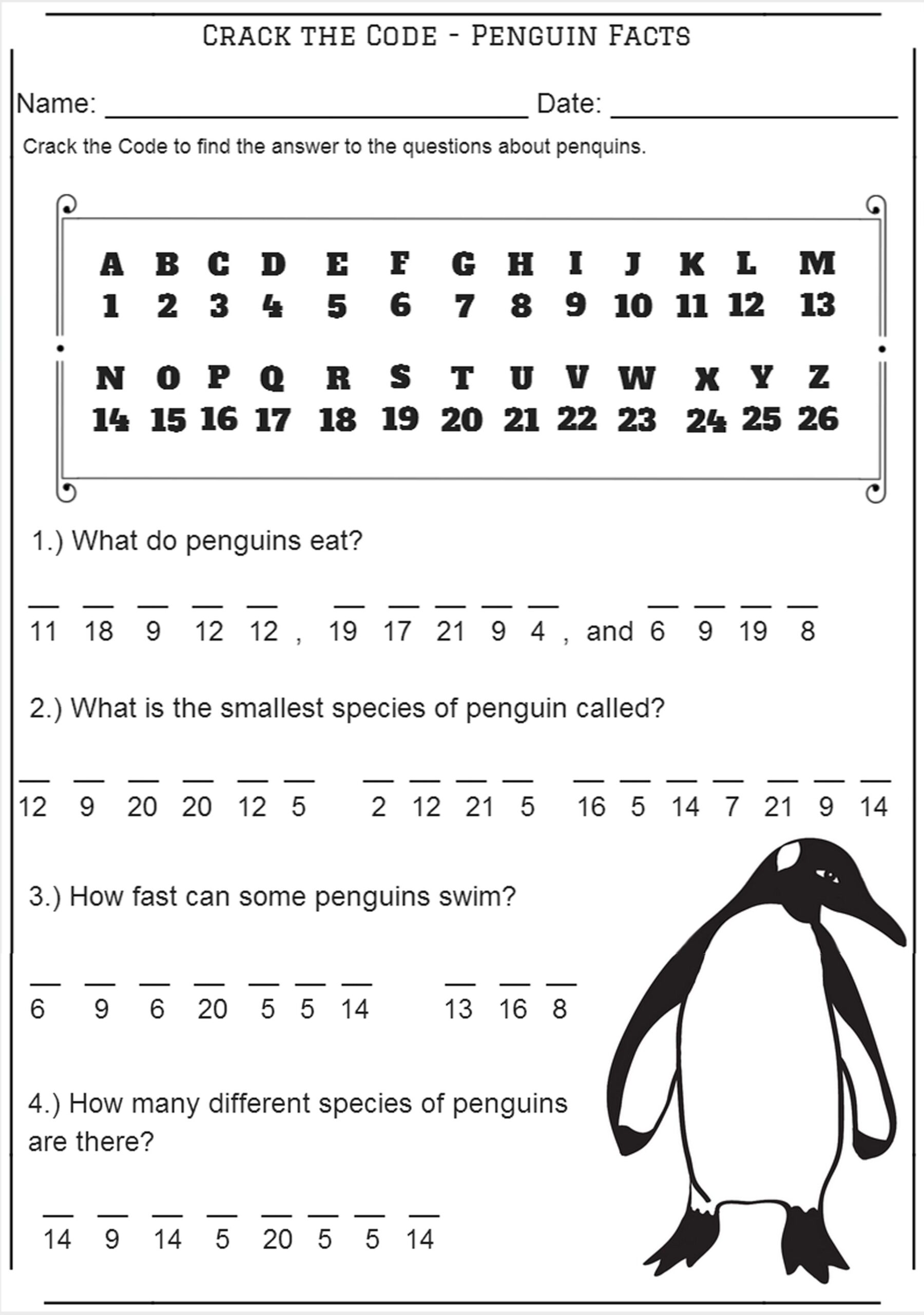 Pin On FREE Worksheets For Kids - Crack The Code Worksheets Printable Free