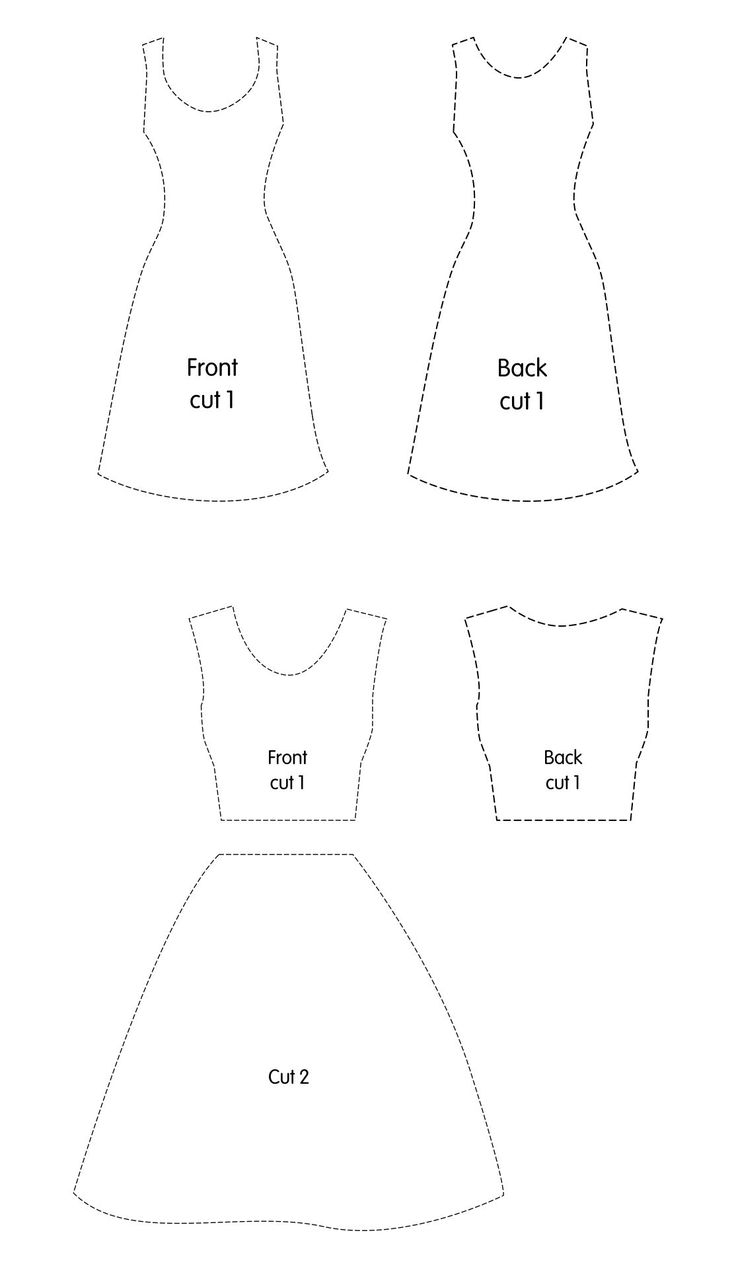 Printable Barbie Doll Clothes Patterns Sewing Barbie Clothes Barbie Doll Clothing Patterns Barbie Clothes Patterns - Free Printable Barbie Doll Sewing Patterns Template