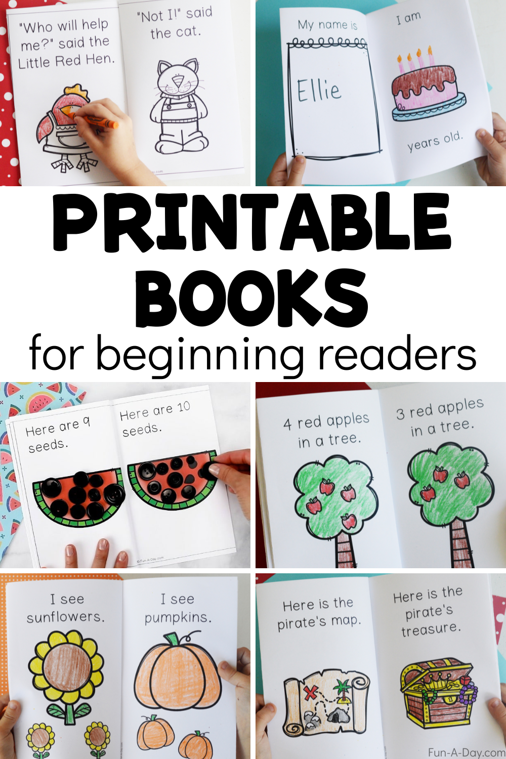Printable Books For Preschool And Kindergarten - Free Printable Books For Kindergarten