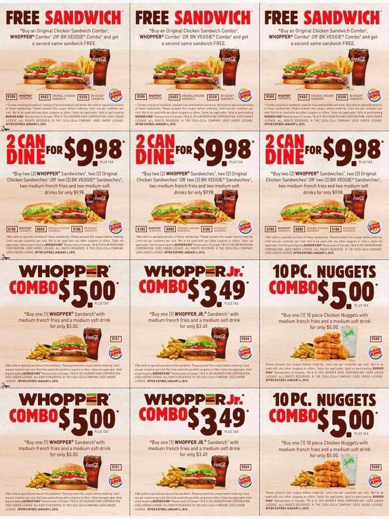 Printable Coupons Burger King Coupons Cupones Lugares - Burger King Free Coupons Printable