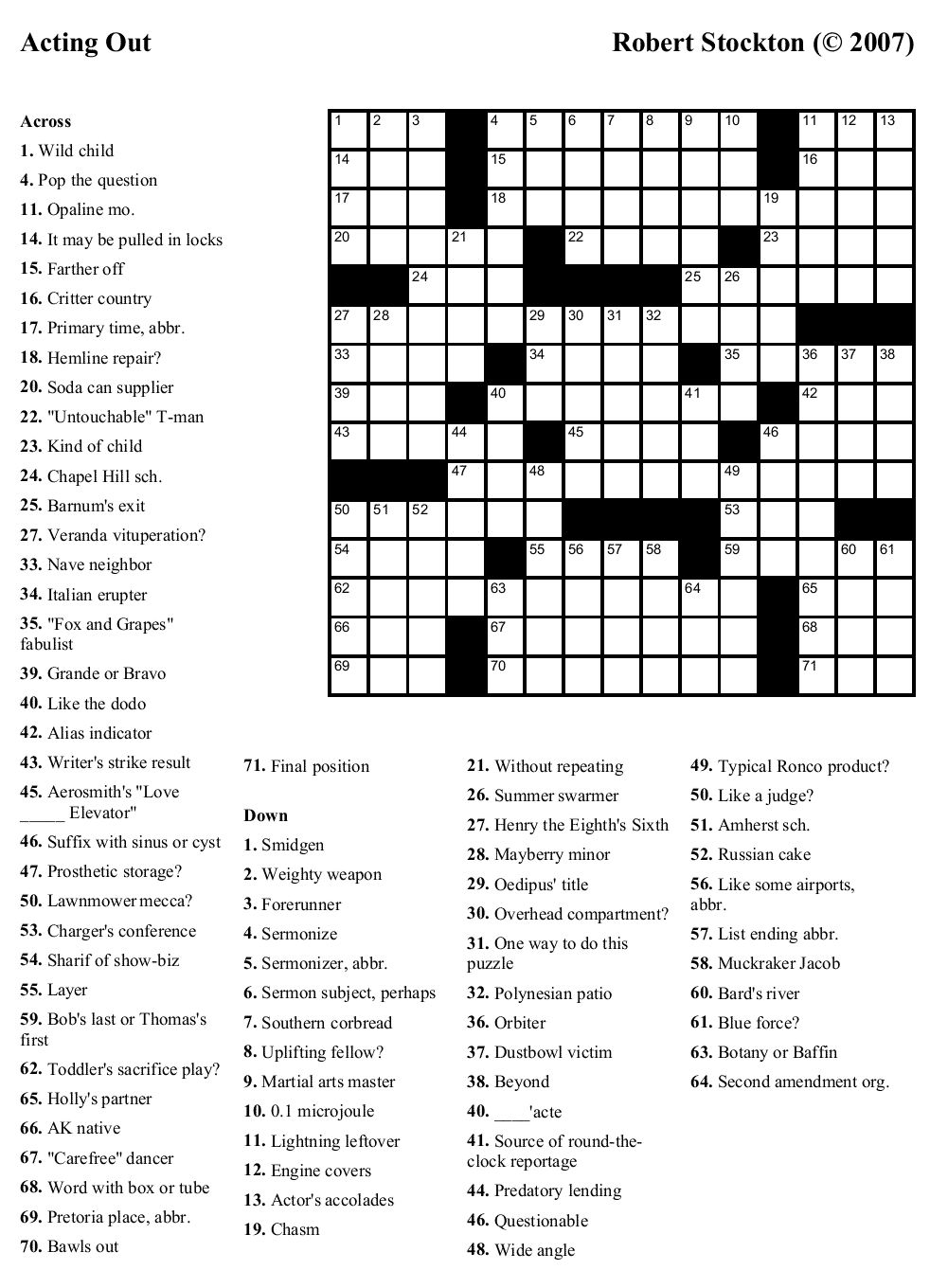 Printable Crossword Puzzles Get Yourself Some Easy Crossword Puzzles Printa Printable Crossword Puzzles Free Printable Crossword Puzzles Crossword Puzzles - Free Online Printable Easy Crossword Puzzles