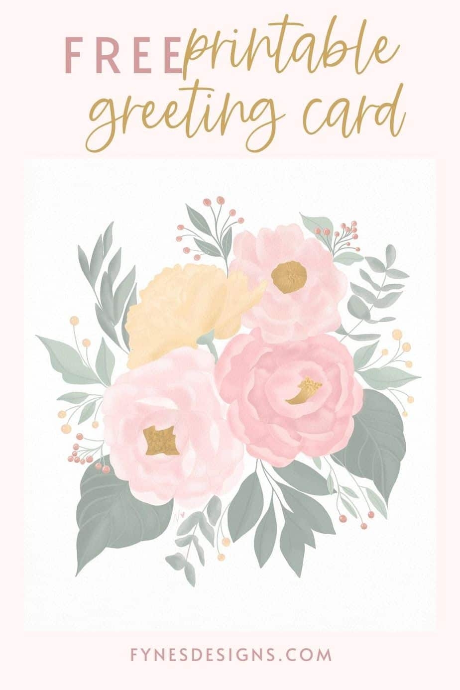Printable Floral Card Phoenix Lifestyle Love And Specs - Free Printable Cards