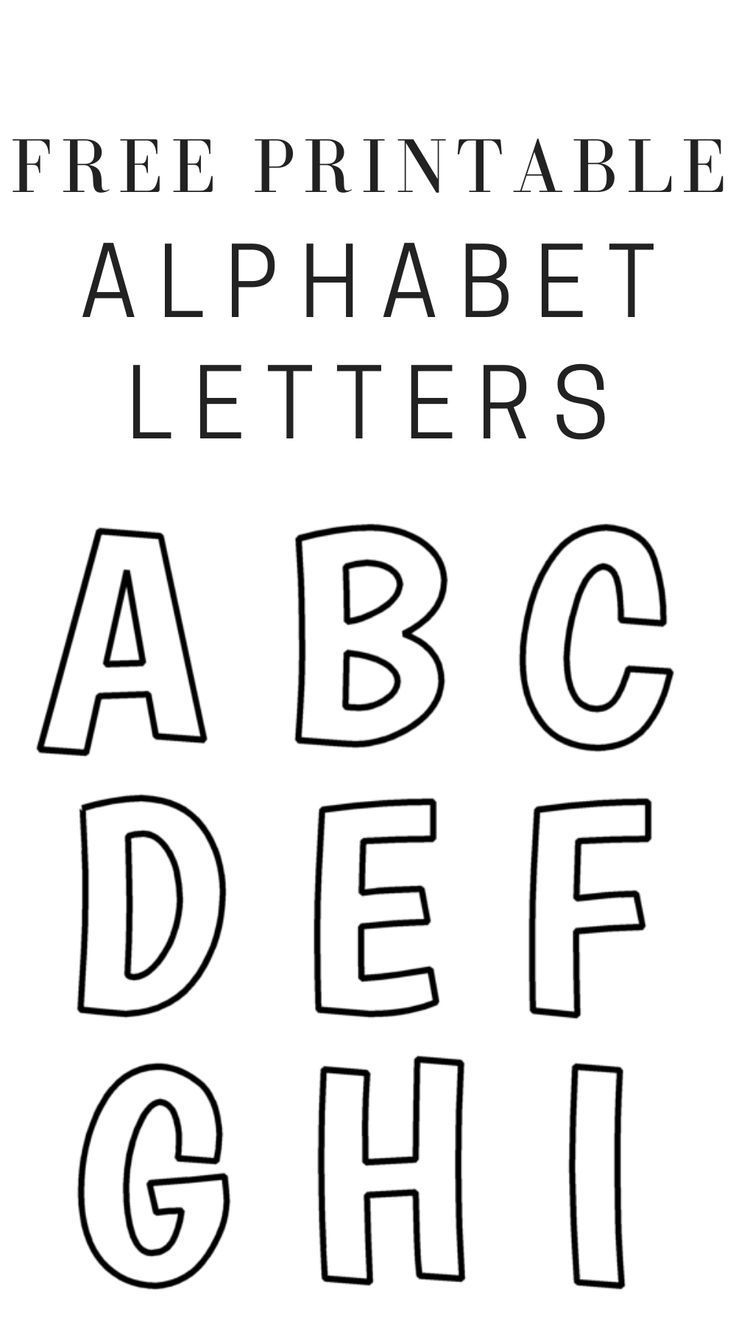 Printable Free Alphabet Templates Free Printable Alphabet Letters Printable Alphabet Letters Free Printable Letter Templates - Free Printable Alphabet Letters To Color