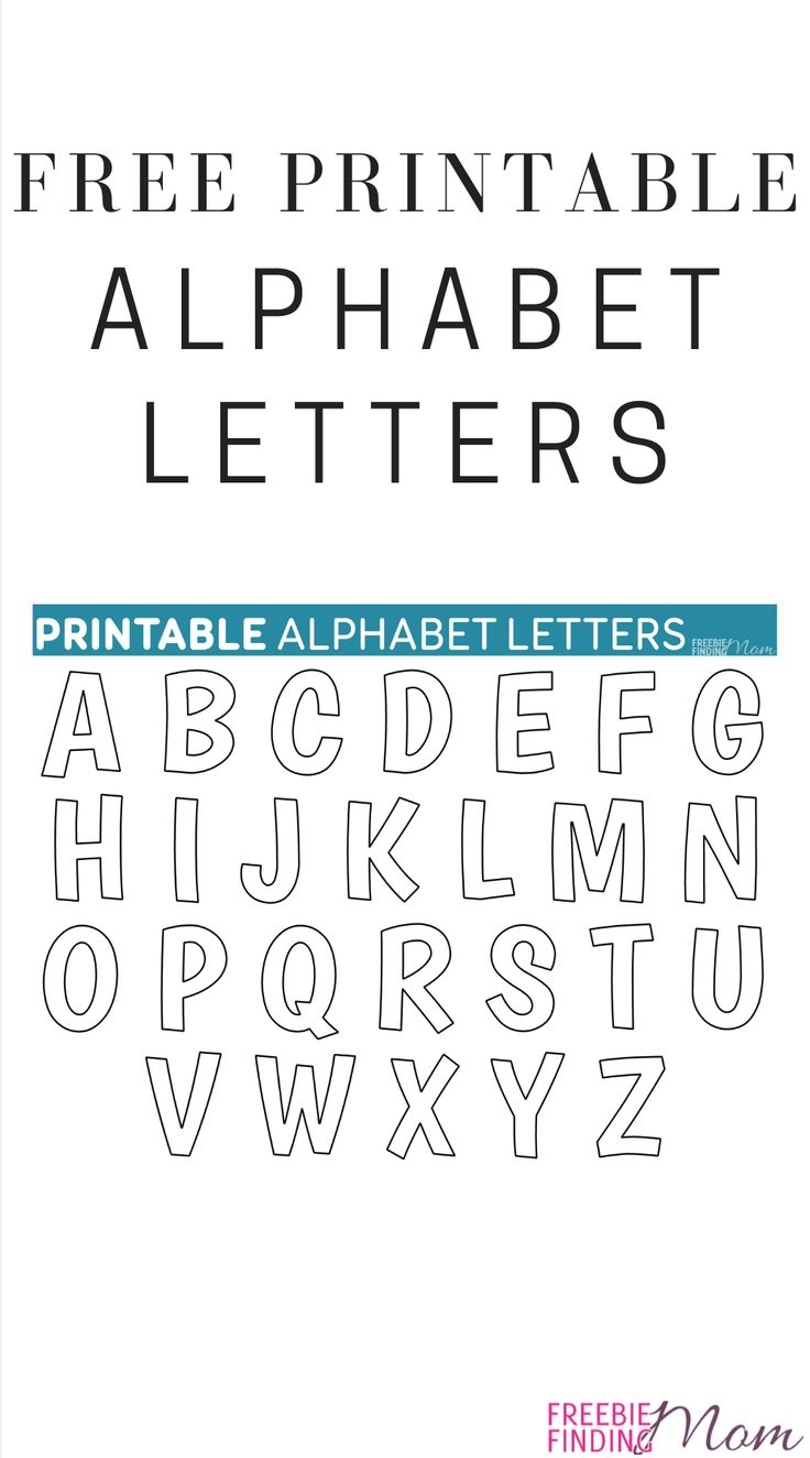 Printable Free Alphabet Templates Printable Alphabet Letters Free Printable Letter Templates Free Printable Alphabet Letters - Free Printable Alphabet Pages