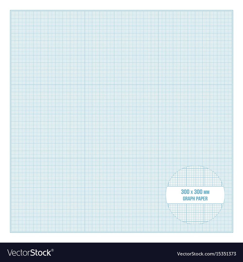 Printable Metric Graph Paper 30x30 Cm Size Vector Image - Cm Graph Paper Free Printable