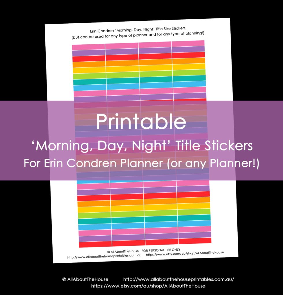 Printable Erin Condren Stickers Free | FREE Printable Hub