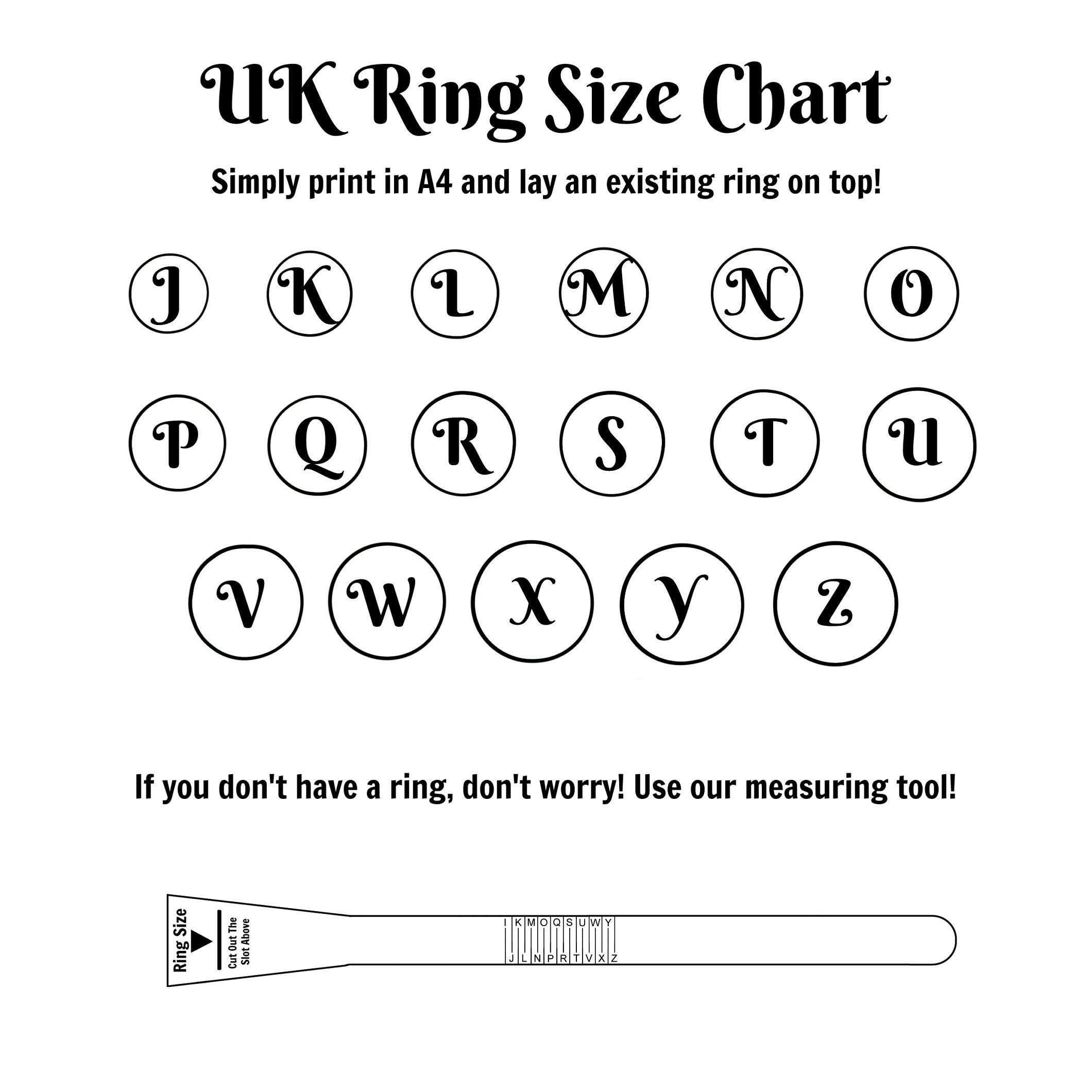 Free Printable Ring Sizer UK FREE Printable Hub Free Printable Ring Sizer UK FREE Printable Hub