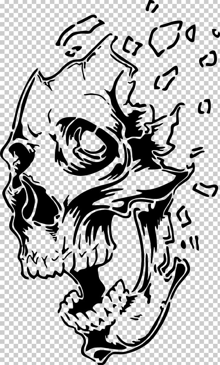 Stencil Airbrush Drawing Skull Art PNG Free Download Drawing Stencils Skull Art Drawing Skulls Drawing - Free Printable Airbrush Stencils