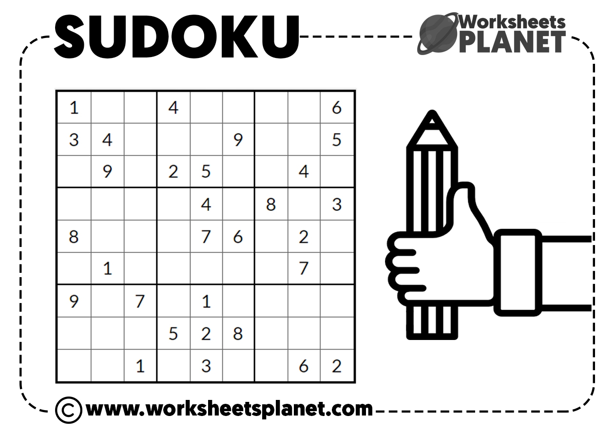 SUDOKUS For KIDS Math Sudoku Puzzles Ready To Print - Download Printable Sudoku Puzzles Free