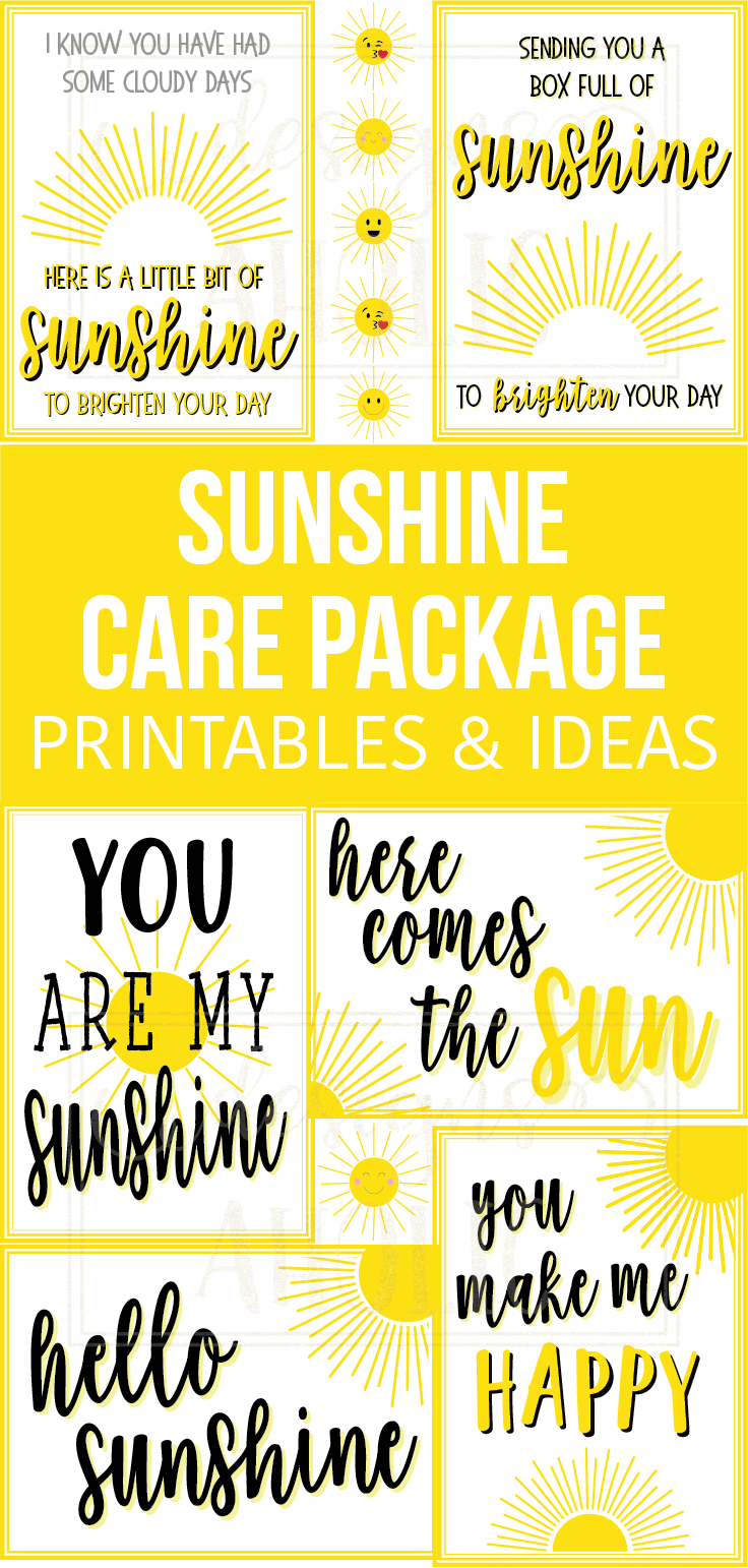 Sunshine Box Printables Address Label Sunshine Care Package Inserts And Label Sunshine Printables Thinking Of You Care Package Decor Etsy Box Of Sunshine Sunshine Care Package Care Package - Box of Sunshine Free Printable