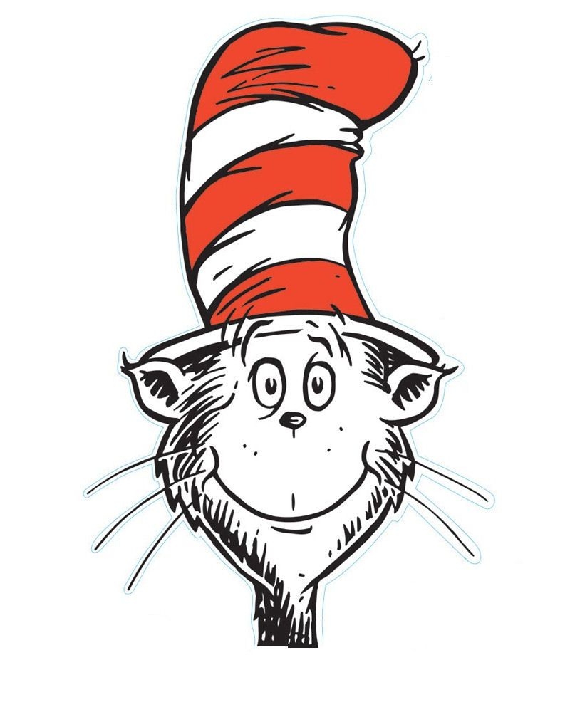 The Cat In The Hat Is A Legendary Character In The Picture Book The Cat In The Hat By Dr Suess This Book Has Always Be Dr Seuss Crafts Seuss Crafts - Free Printable Cat In The Hat Clip Art