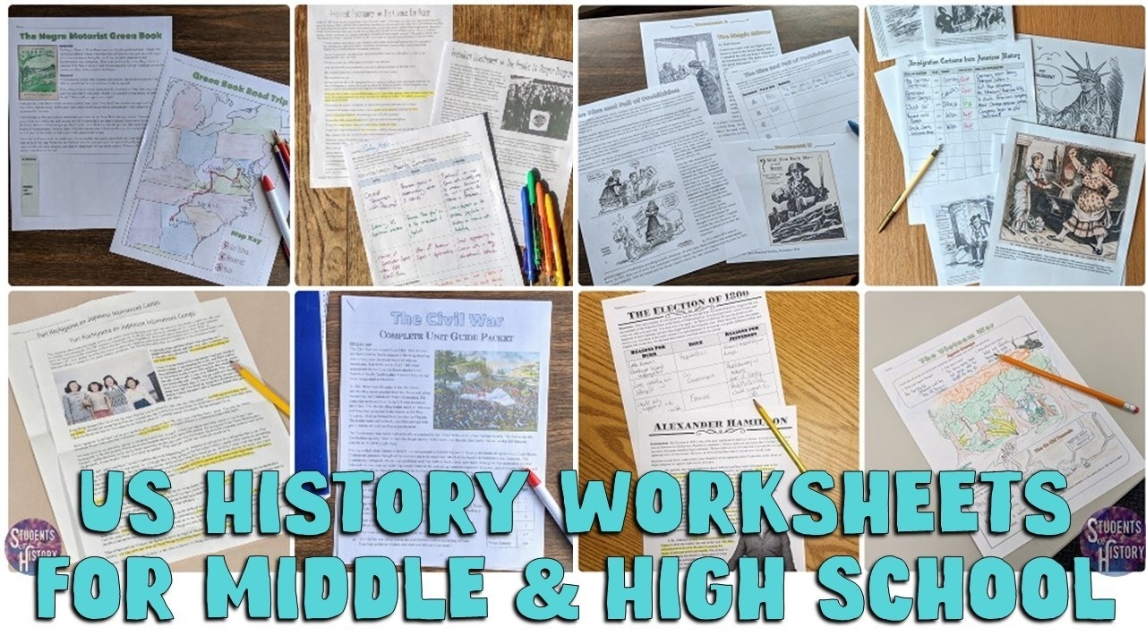 US History Worksheets Printable And Digital Activities For Kids - Free Printable 8th Grade Social Studies Worksheets