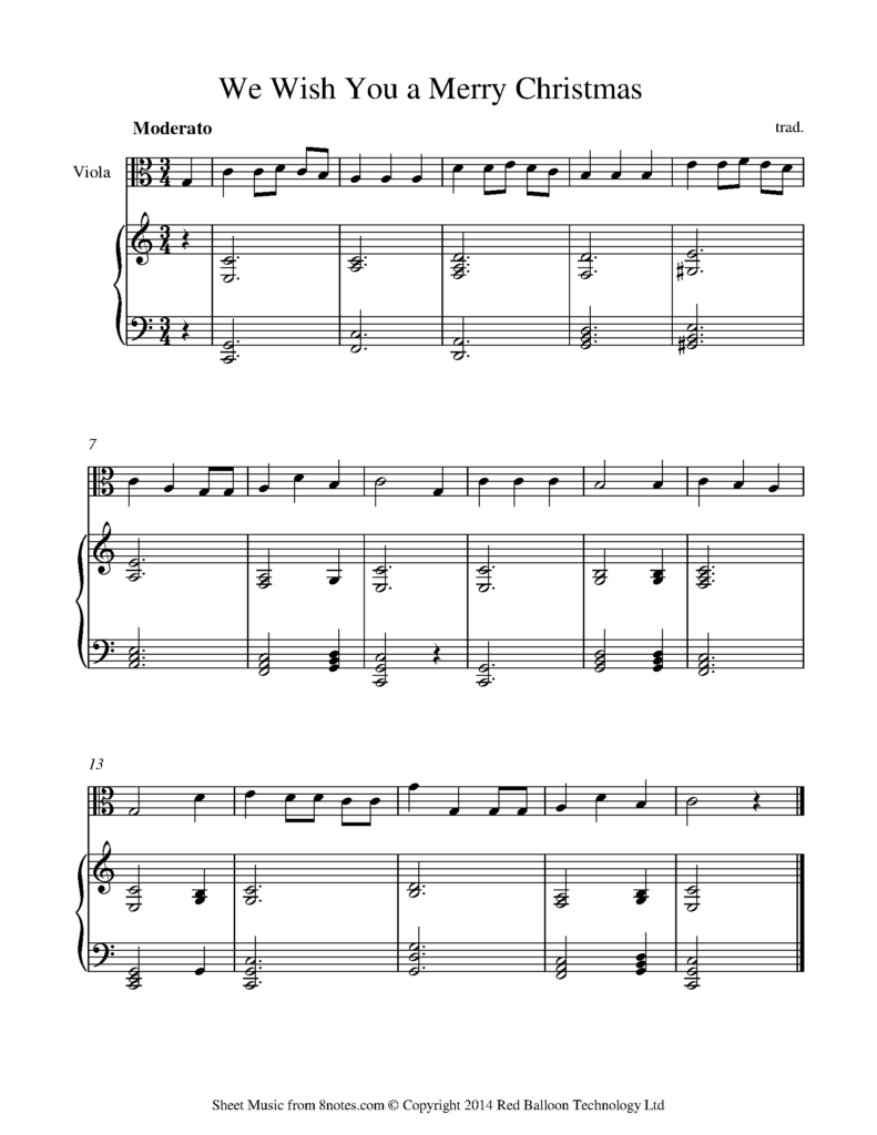Viola Sheet Music Free Printable | FREE Printable Hub